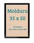 Imagem de Moldura 35x50 Quadro Com Vidro 50x35 Para Foto Imagem