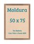 Imagem de Moldura 50x75 Com Vidro Quadro 75x50 Madeira Para Foto Poster Canvas