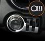 Imagem de Moldura Cromada Botões de Comando Farol Chevrolet Onix Cruze Spin Cobalt Prisma tracker