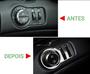 Imagem de Moldura Cromada Botões de Comando Farol Chevrolet Onix Cruze Spin Cobalt Prisma tracker