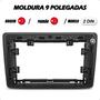 Imagem de Moldura de painel 2 din 9 Polegadas Contra frente Som Dvd Multimidia Chevrolet Captiva 2006 a 2016