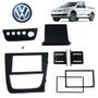 Imagem de Moldura de Painel Volkswagen Saveiro G6 2013 2 Din Preto