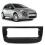 Imagem de Moldura do Painel 1 Din Fiat Punto 2013 2014 2015 2016 Preto Black Piano