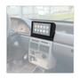 Imagem de Moldura do Painel 2 Din Fiat Uno Mille e Fiorino 2004 a 2013 Preto Padrão Japonês e Chinês