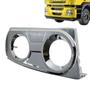 Imagem de Moldura Máscara do Farol Milha Auxiliar para Iveco Stralis / Tector / Cursor / Hi-way Lado Direito Cromada (504135531C)