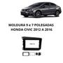 Imagem de Moldura Multimidia 9 e 7 Polegadas Honda Civic 2012 a 2016 Fiamon