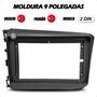 Imagem de Moldura Painel 2 Din 9 Polegadas Dvd Multimidia Contra frente Carro Honda Civic 2012 2013 2014 2015