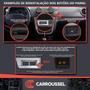 Imagem de Moldura Painel 2 Din Central Multimidia Dvd Mp5 Prata Volkswagen Vw Gol Saveiro Voyage G5