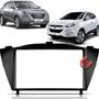 Imagem de Moldura Painel 2 Din Central Multimidia Dvd Mp5 Preta Hyundai Ix35 2010 a 2022 Expex EPX 016