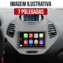 Imagem de Moldura Painel 2 Din Ford Ka 2018 A 2021 7 Polegadas Dvd Som