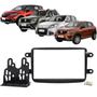 Imagem de Moldura Painel 2 Din Multimidia Dvd Mp5 Duster Sandero Logan