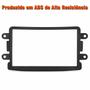 Imagem de Moldura Painel 2 Din Renault Duster 2010 a 2015 Sandero Logan 2007 2008 2009 2010 2011 Japonês Preta