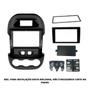 Imagem de Moldura Painel 9 e 7 Polegadas Ford Ranger 2012 À 2016 Xl Xls Black Piano Fiamon