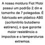 Imagem de Moldura painel abs 2 din mobi 2016 á 2019 preto fosco 7"