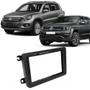 Imagem de Moldura Painel Central 2 Din Mp5 Dvd Amarok Tiguan 2009 à 2017 Preto