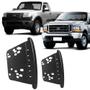 Imagem de Moldura Painel Central 2 Din Mp5 Dvd Ford Ranger F250 2000 à 2012 Preto