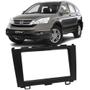 Imagem de Moldura Painel Central 2 Din Mp5 Multimídia Dvd Crv 2007 à 2011 Preta Expex Epx 470