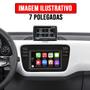 Imagem de Moldura Painel para Central Multimidia 7 Pol Volkswagen Up 14 15 16 17 MP5