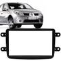 Imagem de Moldura Painel Renault Sandero Logan Duster Dvd 2 Din Preta