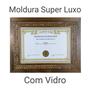 Imagem de Moldura Super Luxo A4 Porta Diploma Certificado Fotos 21x30