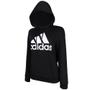 Imagem de Moletom Adidas Essentials Logo com Capuz Feminino - Preto