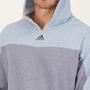 Imagem de Moletom Adidas Mescla com Capuz Azul