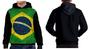 Imagem de Moletom Brasil Infantil Bandeira UNISSEX blusa casaco Roupas