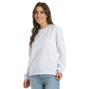 Imagem de Moletom Careca Gola Redonda Feminino Blusa De Frio