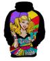 Imagem de Moletom Casaco Blusa Estampa Mu.lher Loira Pop Art Moda 1