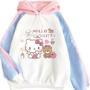 Imagem de Moletom Casual Feminino Sanmu - Estampa Digital Hello Kitty