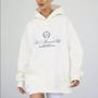 Imagem de Moletom Com Capuz Estampado Feminino Tendência Outono Inverno Versátil Personalizado Para Uso