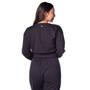 Imagem de Moletom Cropped Feminino Over Surf Básico Preto