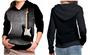 Imagem de Moletom do Rock N Roll feminino Guitarra blusa casaco Cinza