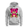 Imagem de Moletom Estampado Premium Unissex Blusa De Frio Urso Rosa X