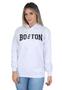 Imagem de Moletom Feminino Algodão Blusa de Frio Canguru Boston