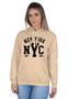 Imagem de Moletom Feminino Blusa de Frio Canguru Casual NYC New York