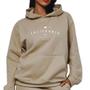 Imagem de Moletom Feminino Canguru Estampado California Golden Flanelado Quentinho Look Inverno