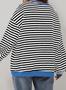 Imagem de Moletom feminino Eytino plus size com gola redonda, bloco de cores 2X