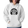 Imagem de Moletom Feminino Music in my head - Foca na Moda
