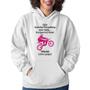 Imagem de Moletom Feminino Trilha com o papai (moto rosa) - Foca na Moda