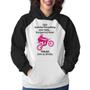 Imagem de Moletom Feminino Trilha com os dindos (moto rosa) - Foca na Moda