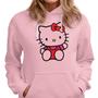 Imagem de Moletom Fofinho Hello Blusa de Frio Feminina Desenho Cat