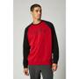 Imagem de Moletom Fox Apex Crew Preto/Vermelho
