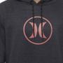 Imagem de Moletom Hurley Canguru Circle Icon Oversize W23 Preto Mescla