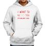 Imagem de Moletom I want to kiss you - Foca na Moda