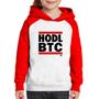 Imagem de Moletom Infantil Hodl BTC - Foca na Moda