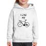 Imagem de Moletom Infantil I Like My Bike - Foca na Moda