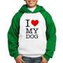 Imagem de Moletom Infantil I love My Dog - Foca na Moda