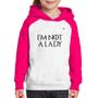 Imagem de Moletom Infantil I'm not a lady - Foca na Moda