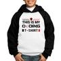 Imagem de Moletom Infantil This is my coding t-shirt - Foca na Moda